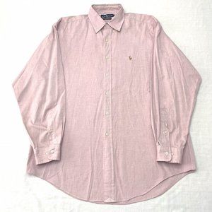 Ralph Lauren Yarmouth Long Sleeve Shirt Size 16 34/35‎